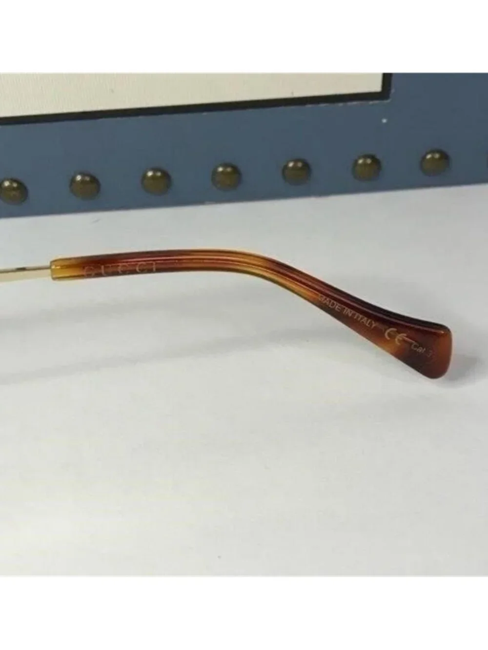 💯 - New Authentic Gucci Brown Pilot Ladies Sunglasses GG0969S 002 - Picture 7 of 12